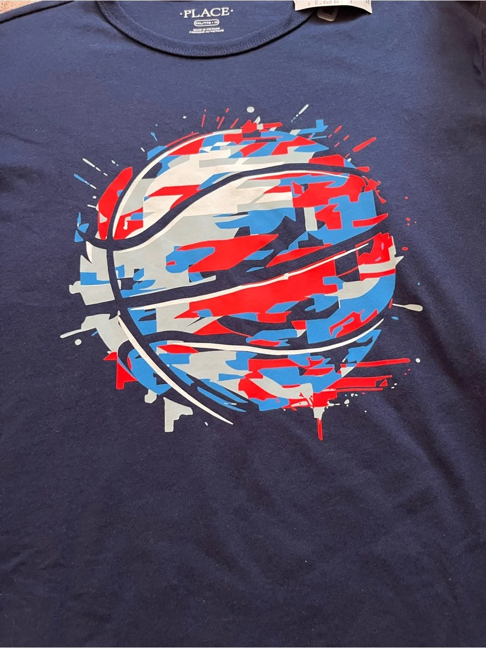 NWT The Children’s Place Basketball T-shirt size XXL
